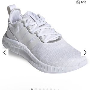 Adidas White Kaptir Super Running Shoes